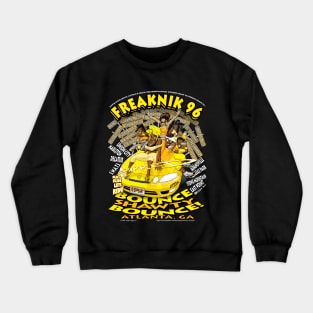 Freaknik 1996 Bounce Shawty Bounce! Yellow Colorway Crewneck Sweatshirt